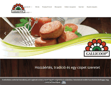 Tablet Screenshot of gallicoop.hu